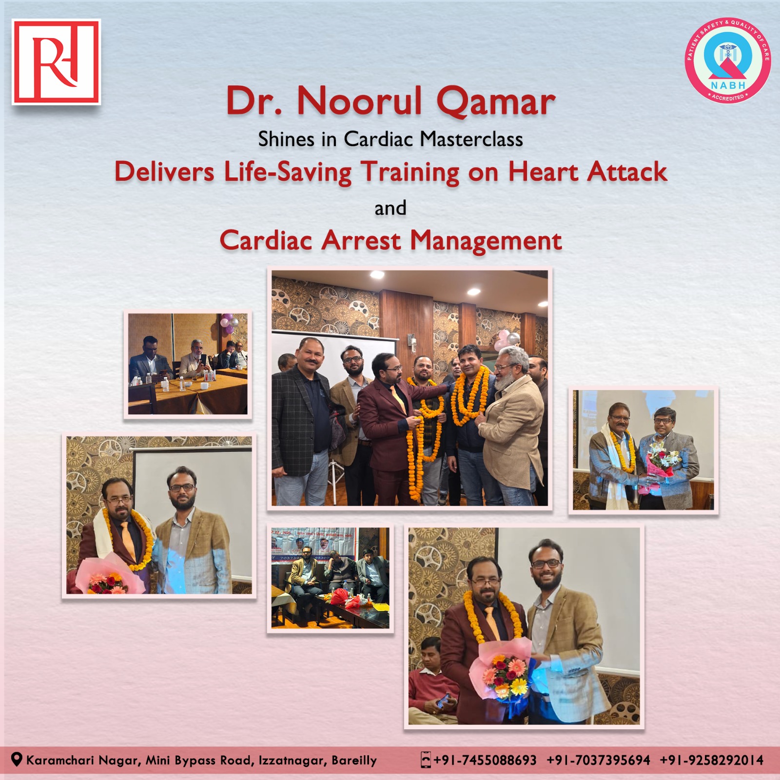 Cardiac and Neuro Emergency Management Workshop successfully conducted by Radhika Super Speciality and Advanced Trauma Center and NIMA