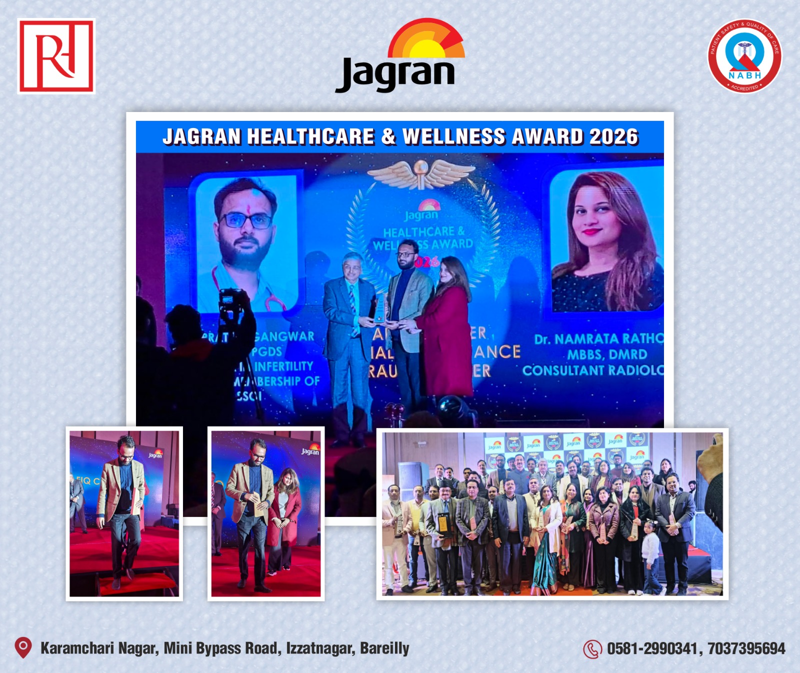 Radhika Hospital Honoured at Jagran Healthcare & Wellness Award 2026 for Excellence in Patient Care